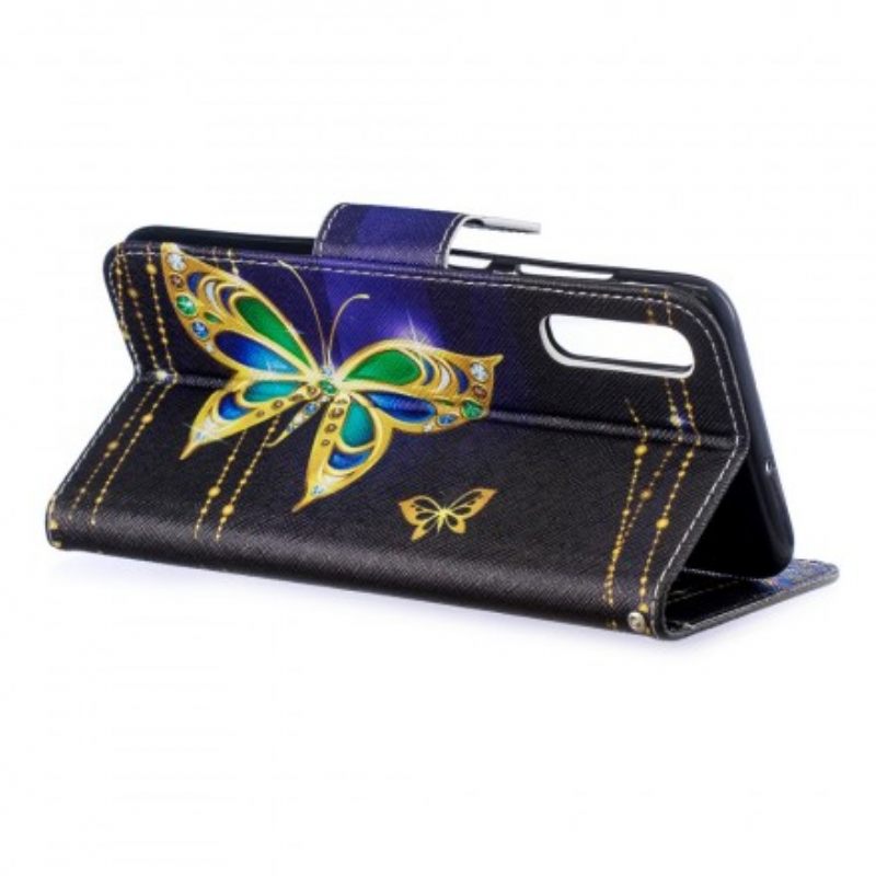 Nahkakotelo Samsung Galaxy A70 Magic Butterfly