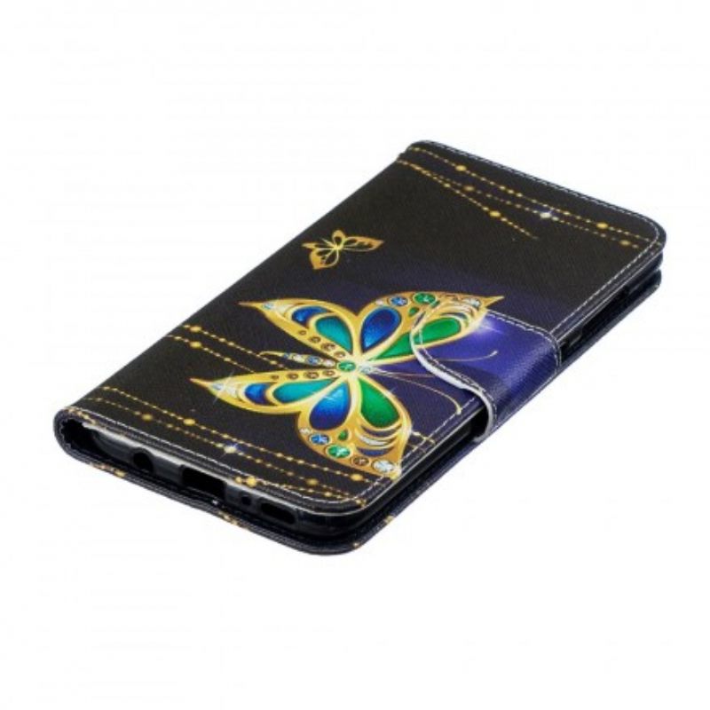 Nahkakotelo Samsung Galaxy A70 Magic Butterfly