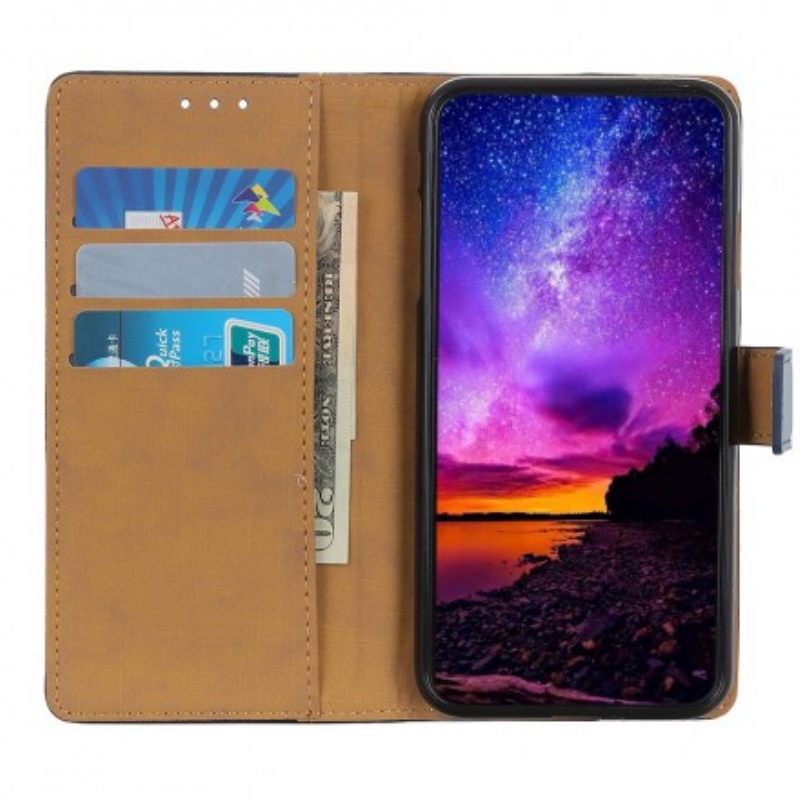 Nahkakotelo Samsung Galaxy A70 Simple Faux Leather