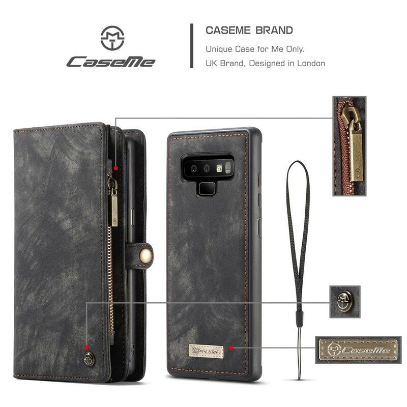 Kotelot Samsung Galaxy Note 9 Caseme Vintage Nahka