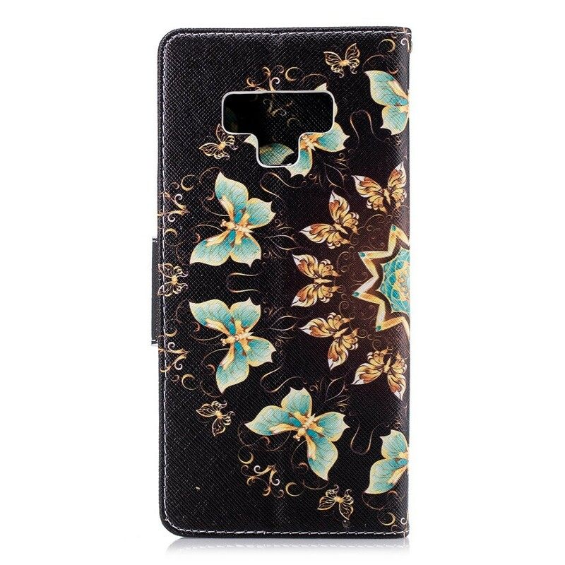 Kotelot Samsung Galaxy Note 9 Mandala Butterflies