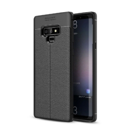 Kuori Samsung Galaxy Note 9 Double Line Litchi Leather Effect