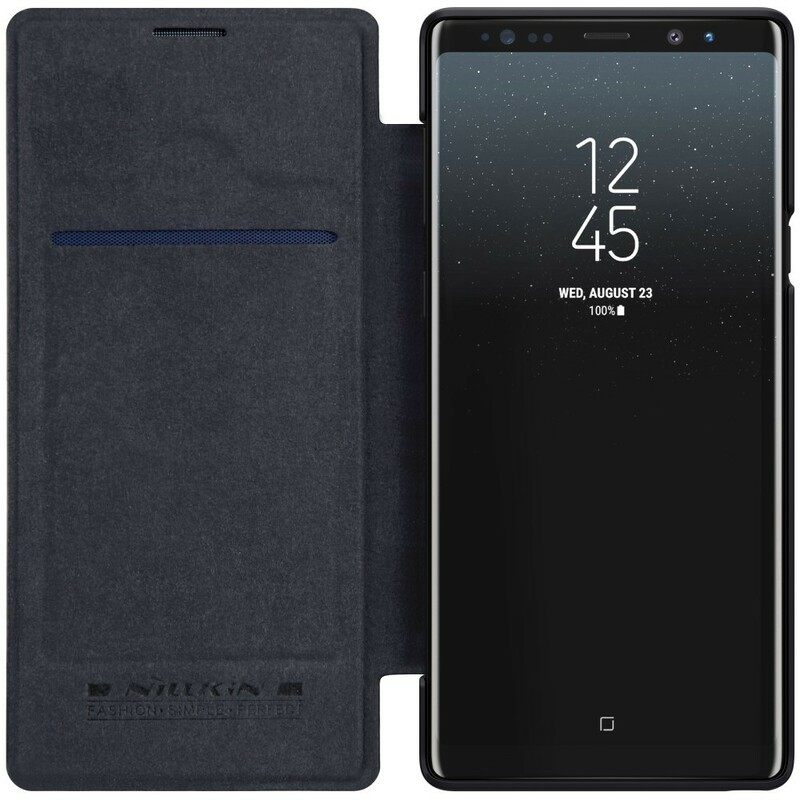 Puhelinkuoret Samsung Galaxy Note 9 Kotelot Flip Nillkin Qin Sarja