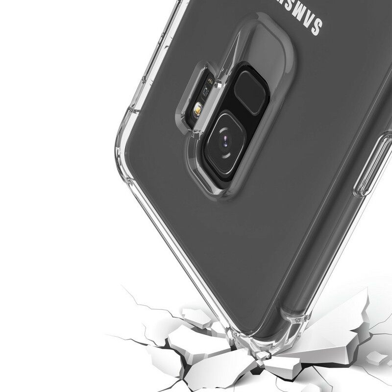 Case Samsung Galaxy S9 Läpinäkyvät Leeu-suojatyynyt