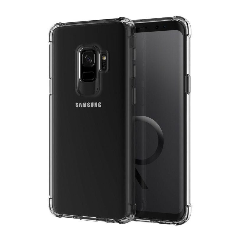 Case Samsung Galaxy S9 Läpinäkyvät Leeu-suojatyynyt