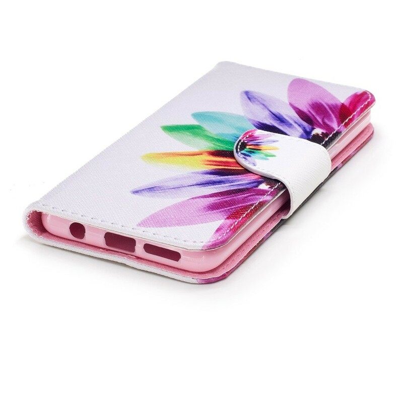 Flip Case Samsung Galaxy S9 Flower Watercolour