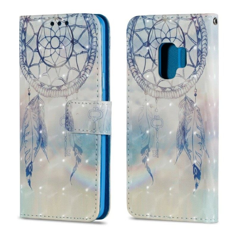 Flip Case Samsung Galaxy S9 Watercolour Dreamcatcher