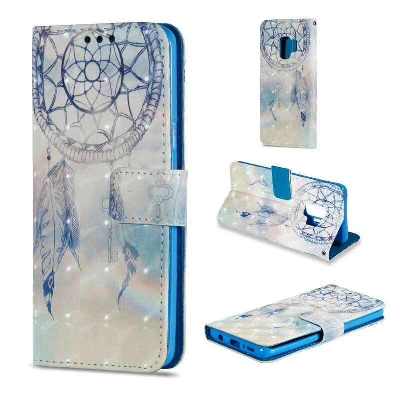 Flip Case Samsung Galaxy S9 Watercolour Dreamcatcher