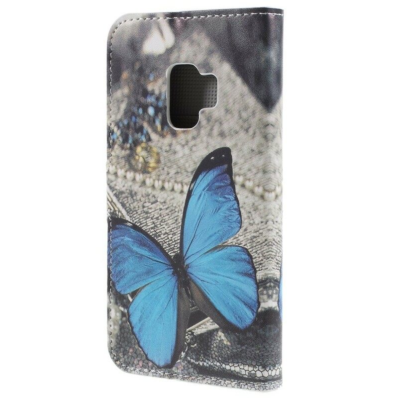 Kotelot Samsung Galaxy S9 Blue Butterfly