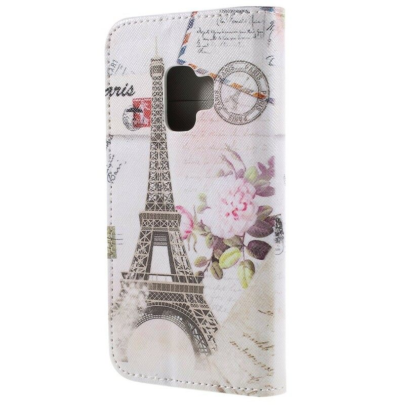 Kotelot Samsung Galaxy S9 Retro Eiffel-torni