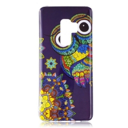 Kuori Samsung Galaxy S9 Owl Fluoresoiva Mandala