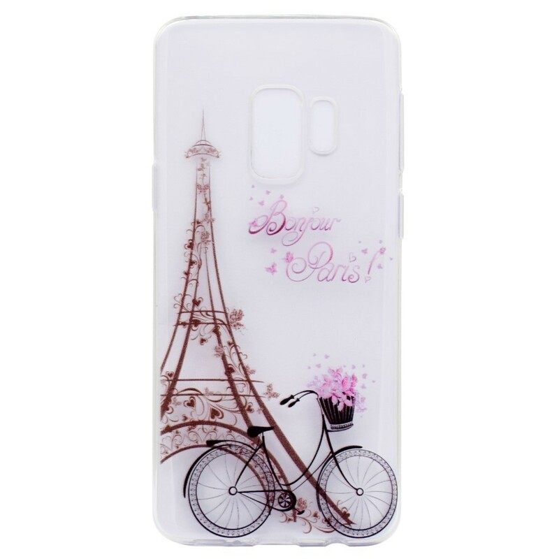 Kuori Samsung Galaxy S9 Transparent Hei Paris