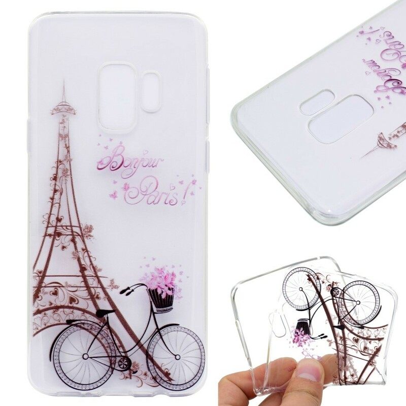 Kuori Samsung Galaxy S9 Transparent Hei Paris