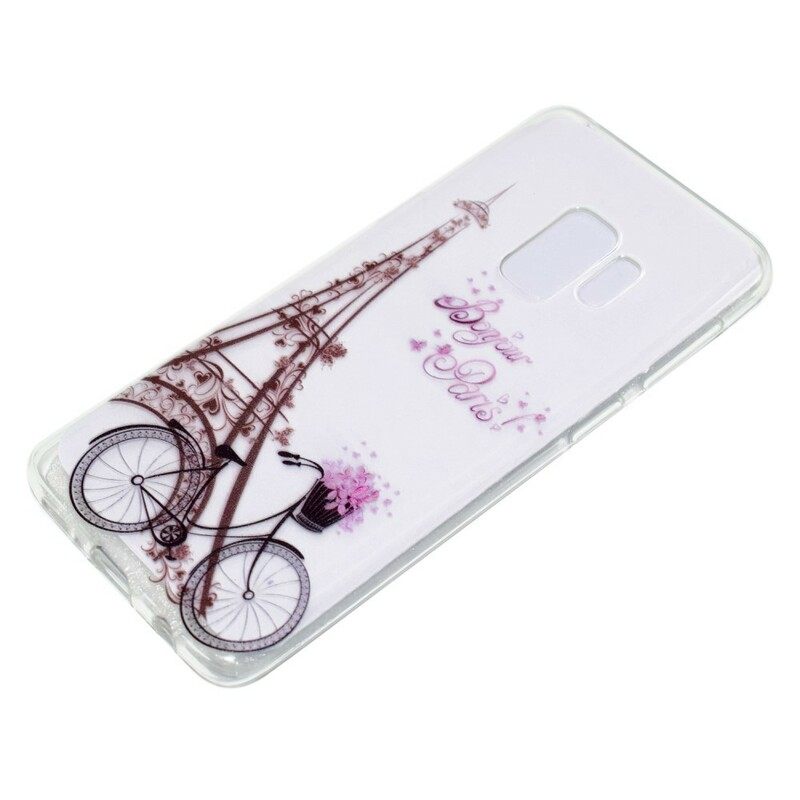 Kuori Samsung Galaxy S9 Transparent Hei Paris