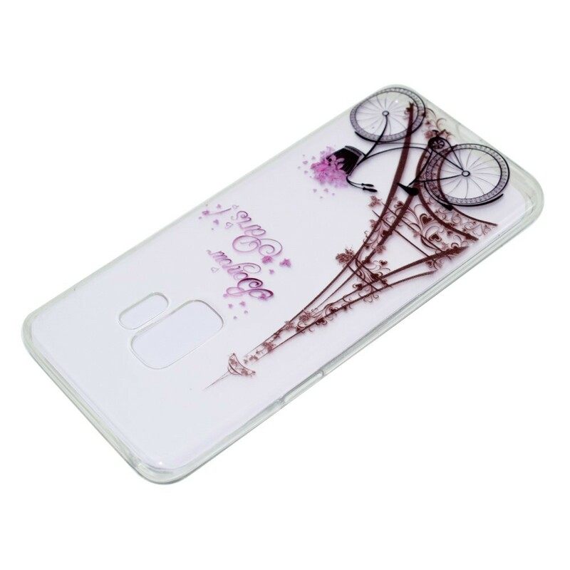 Kuori Samsung Galaxy S9 Transparent Hei Paris