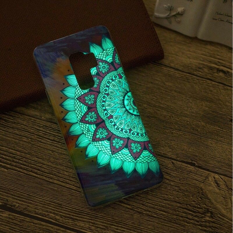 Kuori Samsung Galaxy S9 Värikäs Fluoresoiva Mandala