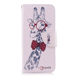 Nahkakotelo Samsung Galaxy S9 Brainy Giraffe