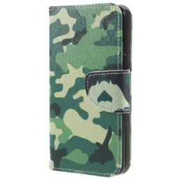 Nahkakotelo Samsung Galaxy S9 Military Camouflage