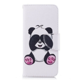 Nahkakotelo Samsung Galaxy S9 Panda Hauskaa