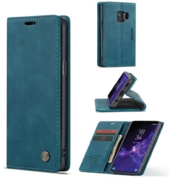 Puhelinkuoret Samsung Galaxy S9 Kotelot Flip Caseme Keinonahka