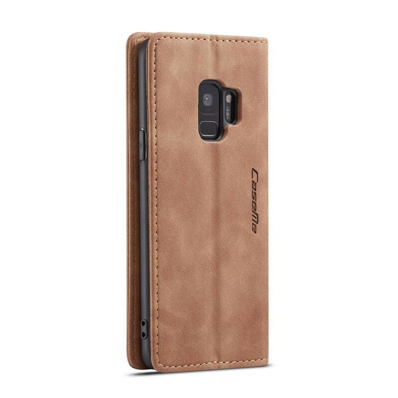 Puhelinkuoret Samsung Galaxy S9 Kotelot Flip Caseme Keinonahka