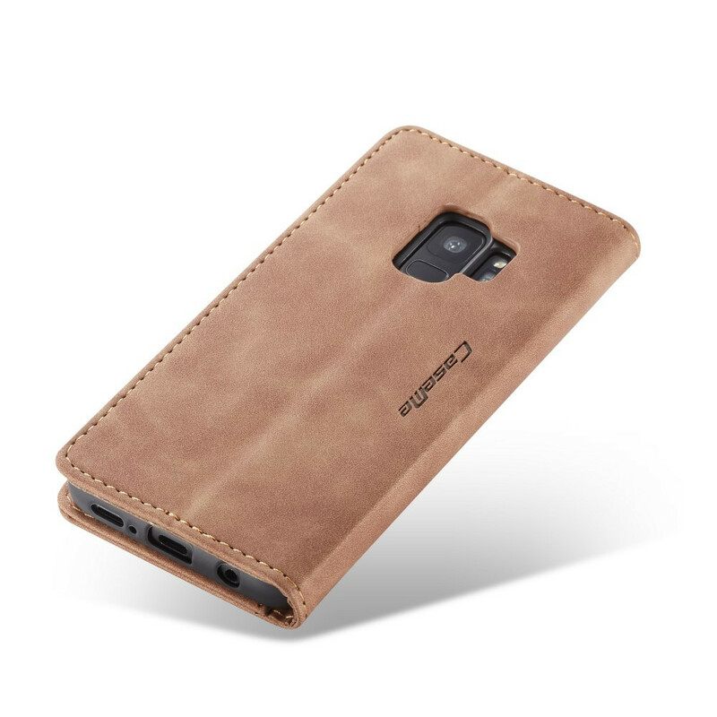 Puhelinkuoret Samsung Galaxy S9 Kotelot Flip Caseme Keinonahka