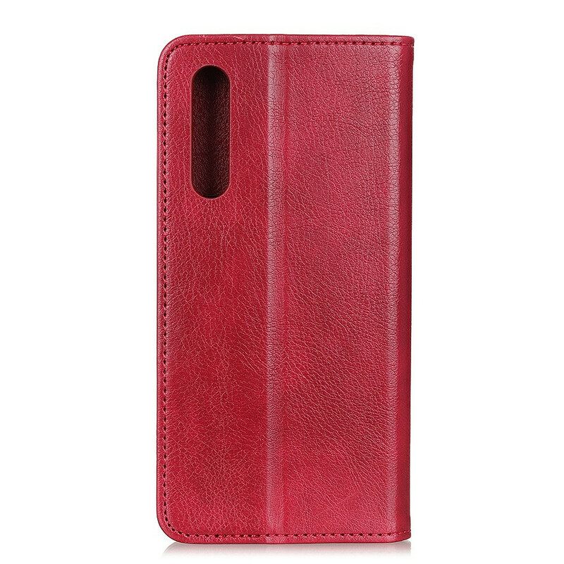 Puhelinkuoret Oppo Find X2 Pro Kotelot Flip Elegance Split Litchi Leather