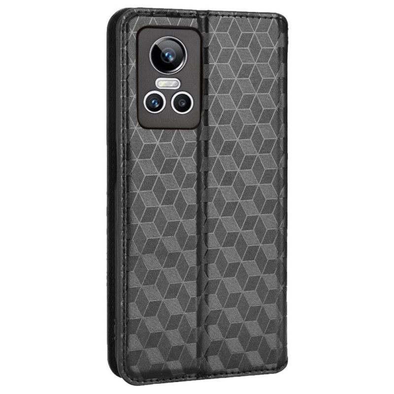 Puhelinkuoret Realme GT Neo 3 Kotelot Flip Plaid Patterns