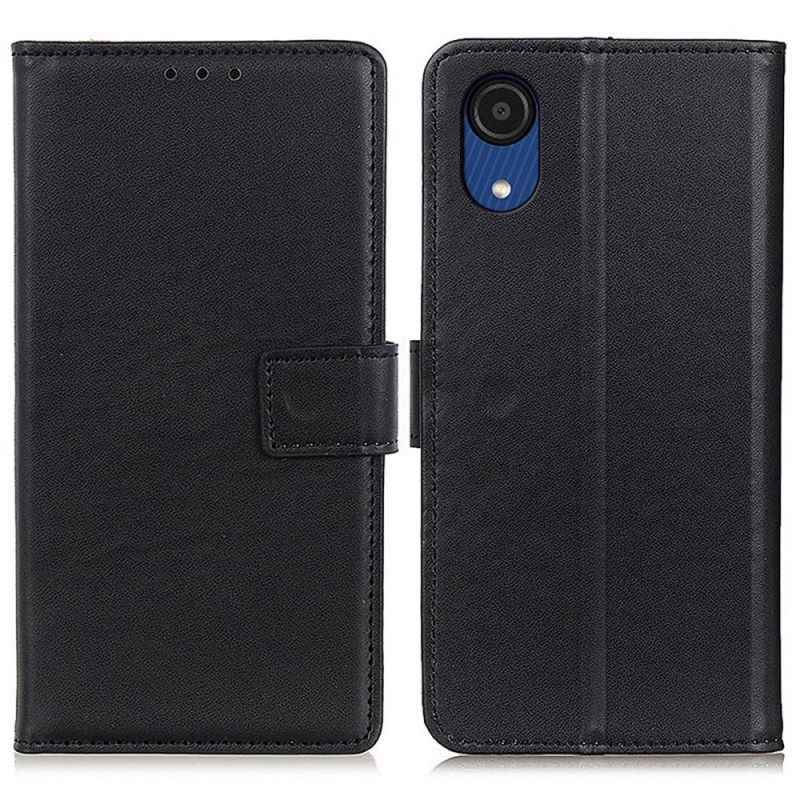 Flip Case Samsung Galaxy A03 Core Simple Faux Leather