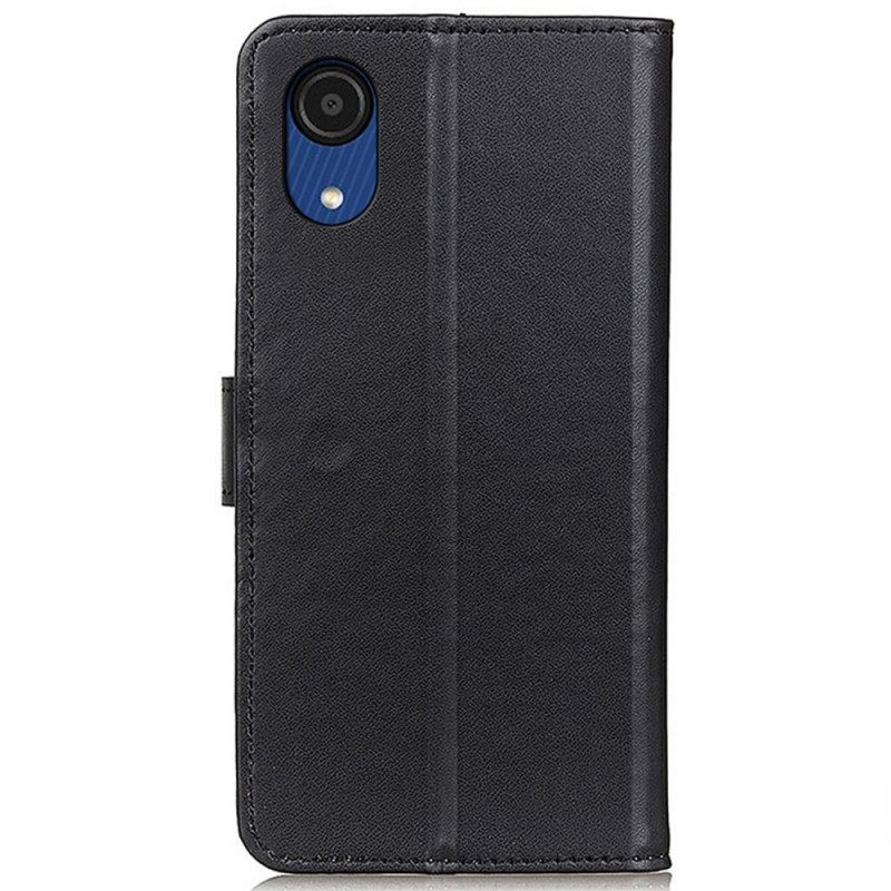 Flip Case Samsung Galaxy A03 Core Simple Faux Leather