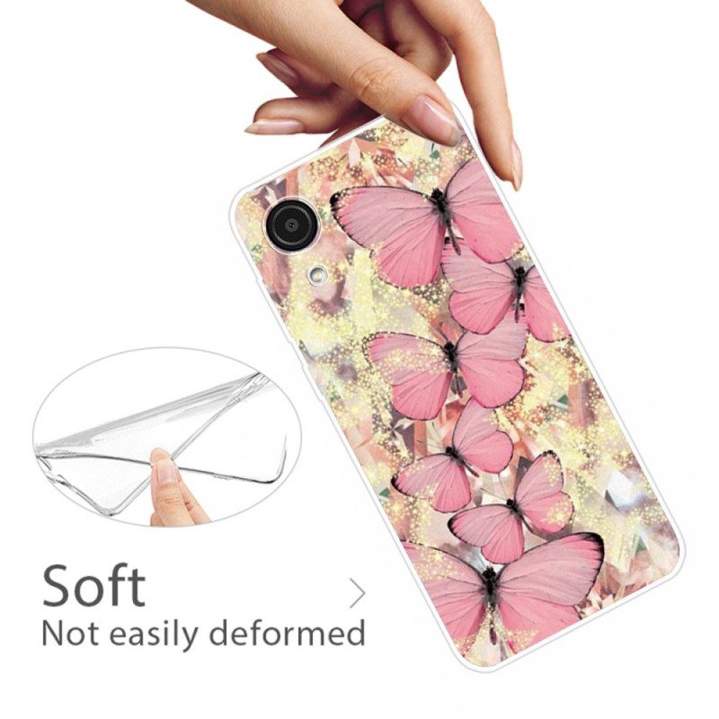 Kuori Samsung Galaxy A03 Core Butterflies Perhoset