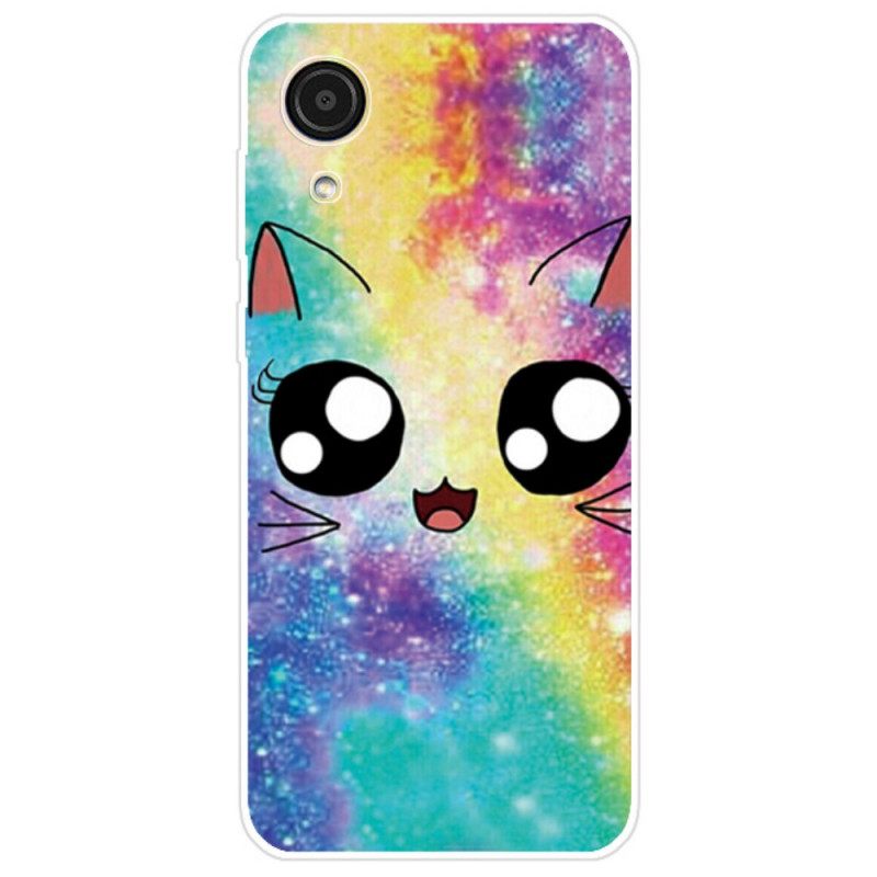 Kuori Samsung Galaxy A03 Core Cat Cartoon