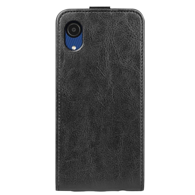 Nahkakotelo Samsung Galaxy A03 Core Kotelot Flip Vertical Flap Leather Effect