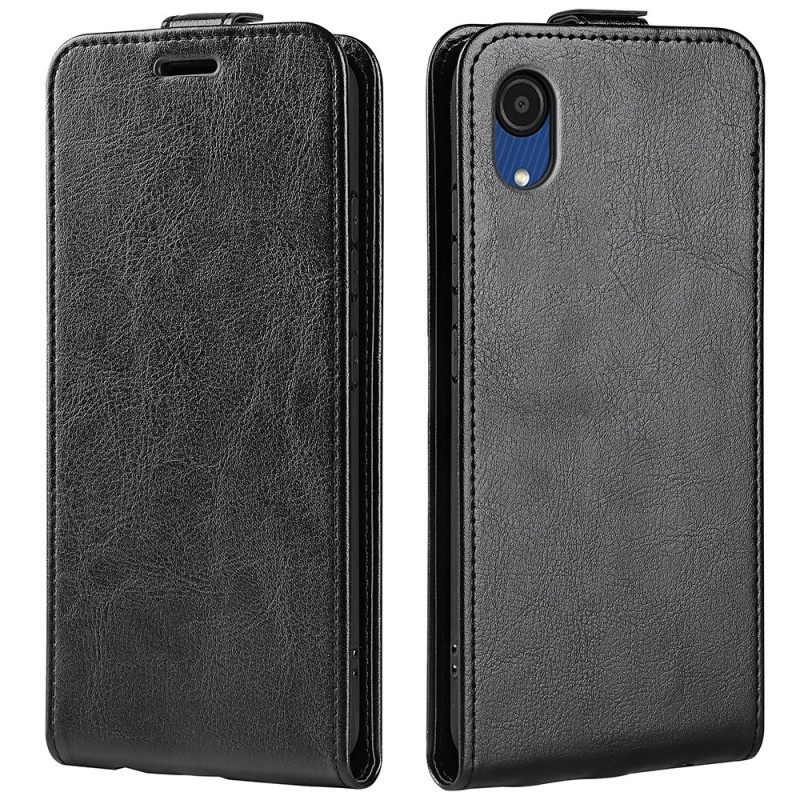 Nahkakotelo Samsung Galaxy A03 Core Kotelot Flip Vertical Flap Leather Effect