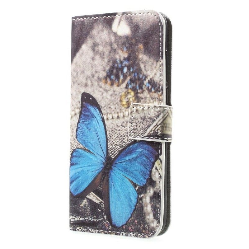 Kotelot Honor 9 Blue Butterfly