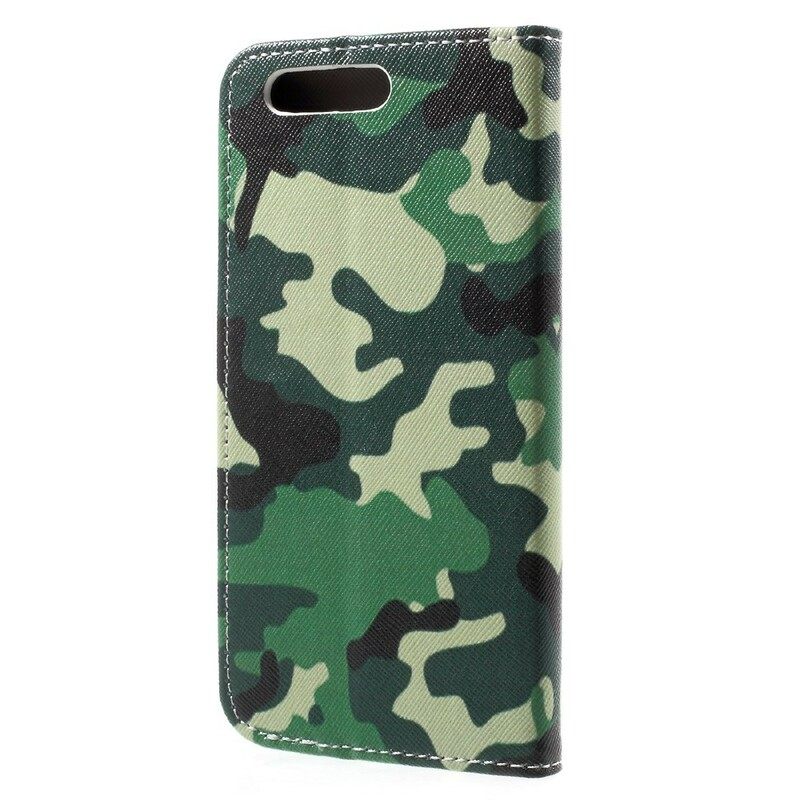 Nahkakotelo Honor 9 Military Camouflage