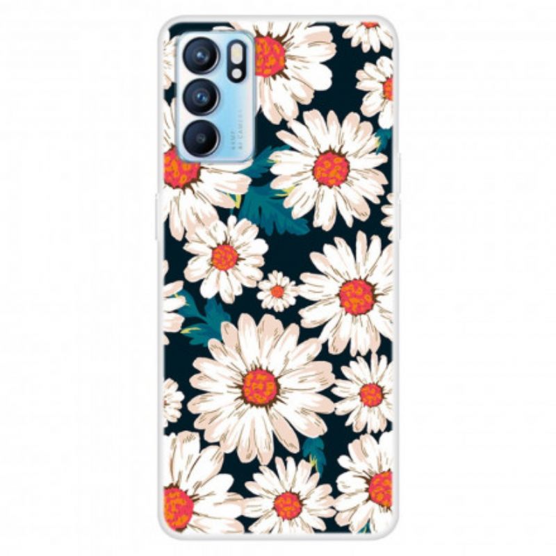 Case Oppo Reno 6 5G Daisies