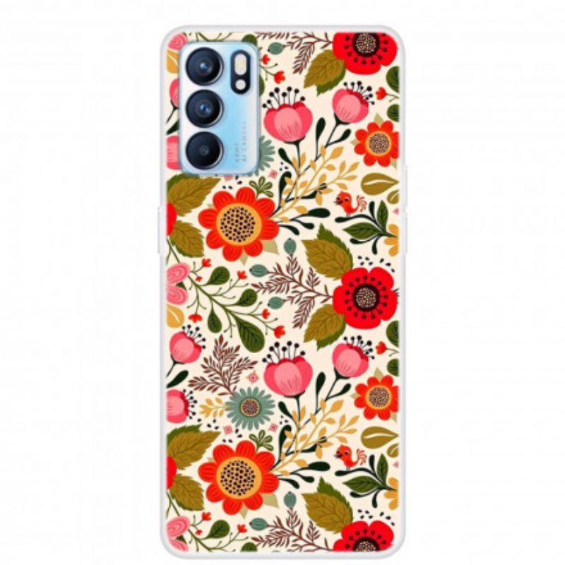 Case Oppo Reno 6 5G Floral Tapestry