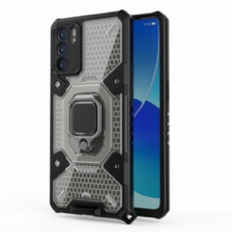 Case Oppo Reno 6 5G Honeycomb Renkaalla