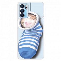 Case Oppo Reno 6 5G Sleeping Kitten