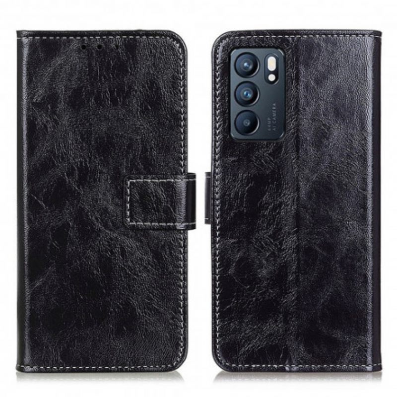 Flip Case Oppo Reno 6 5G Loistavat Ja Avoimet Saumat