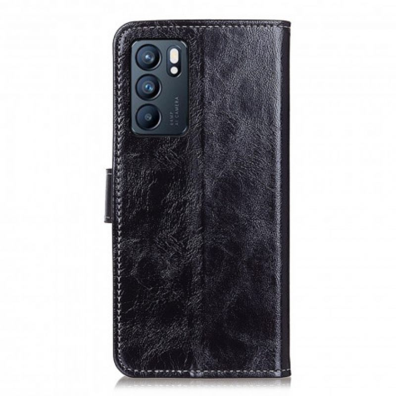 Flip Case Oppo Reno 6 5G Loistavat Ja Avoimet Saumat