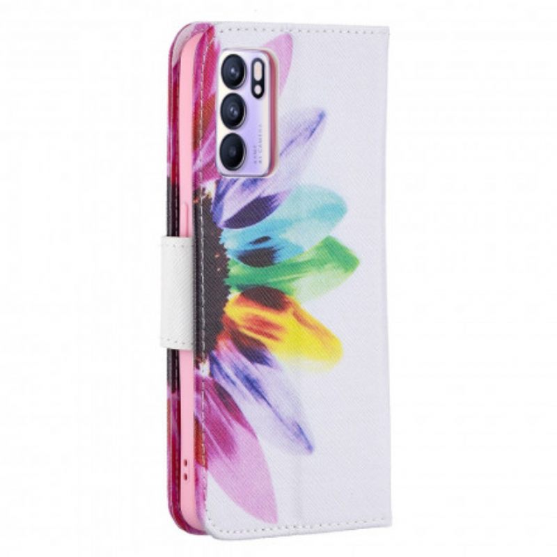 Kotelot Oppo Reno 6 5G Flower Watercolour