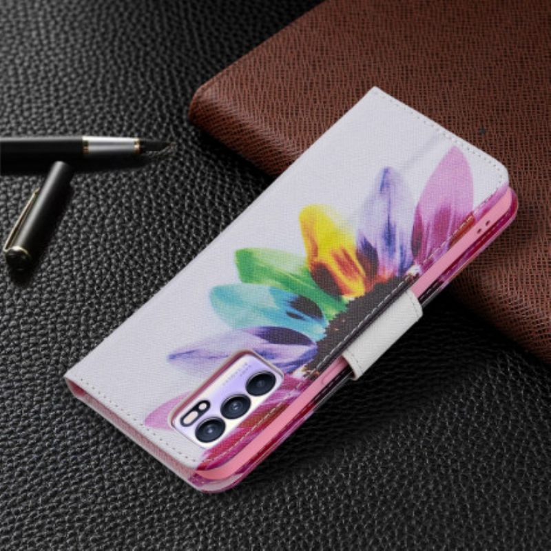 Kotelot Oppo Reno 6 5G Flower Watercolour