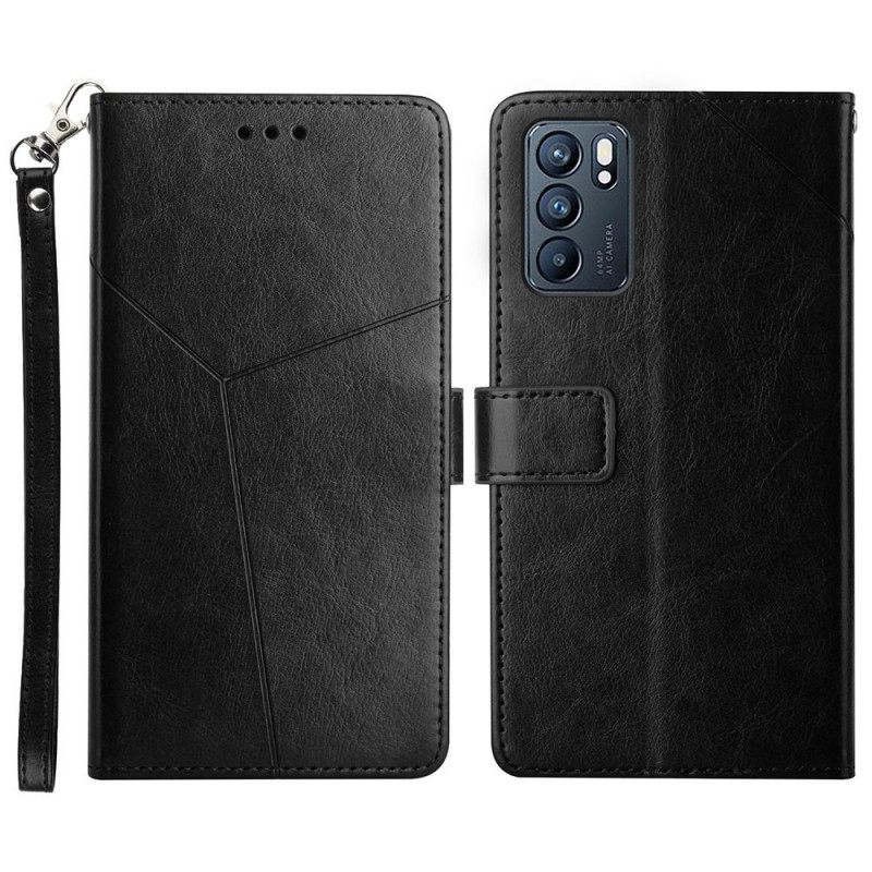 Kotelot Oppo Reno 6 5G Style Leather Geo Y Design