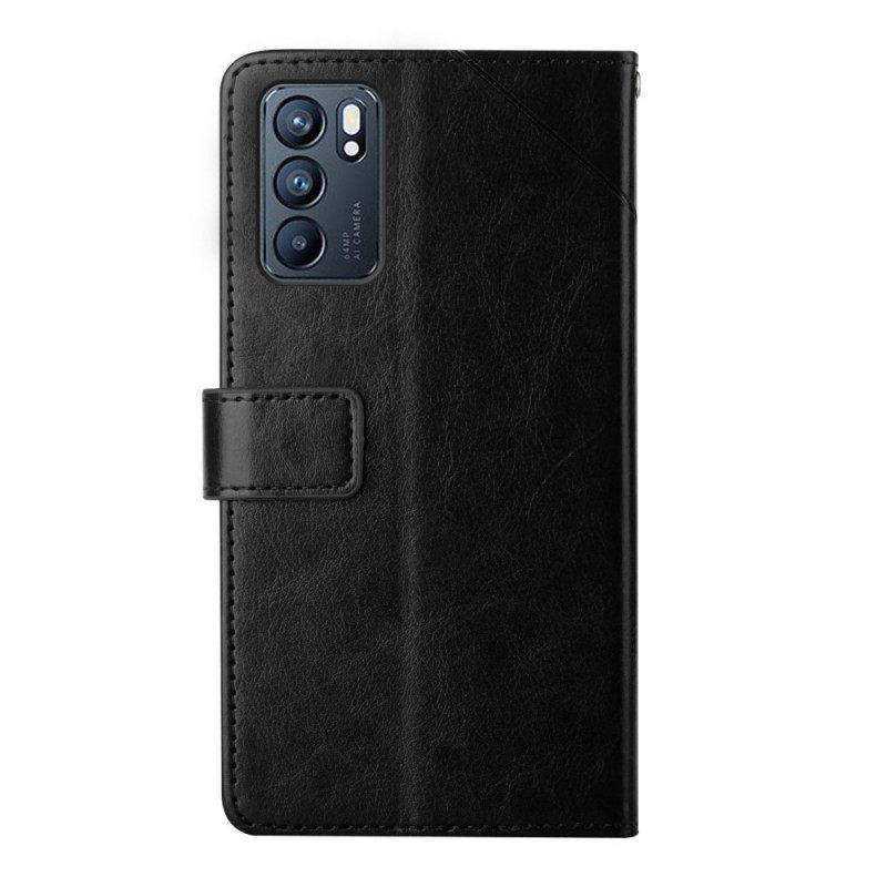 Kotelot Oppo Reno 6 5G Style Leather Geo Y Design