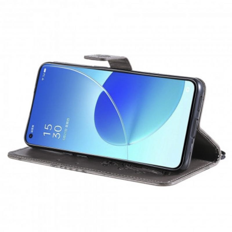 Kotelot Oppo Reno 6 5G Suojaketju Kuori Giant Thong Butterflies