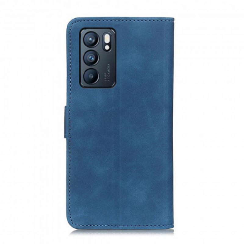 Kotelot Oppo Reno 6 5G Vintage Leather Effect Khazneh