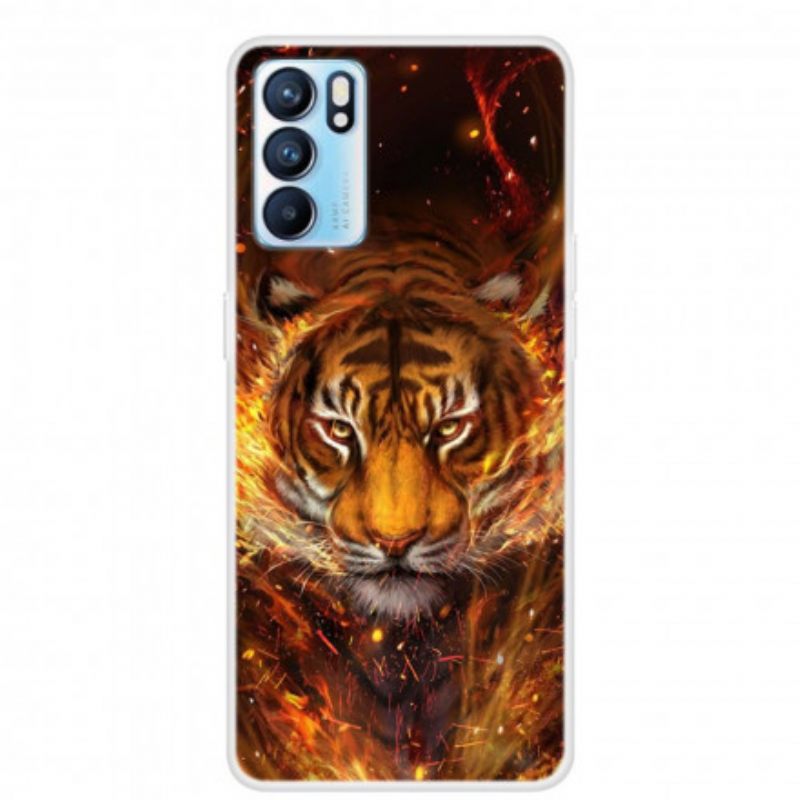 Kuori Oppo Reno 6 5G Flexible Tiger