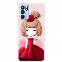 Kuori Oppo Reno 6 5G Manga Lady